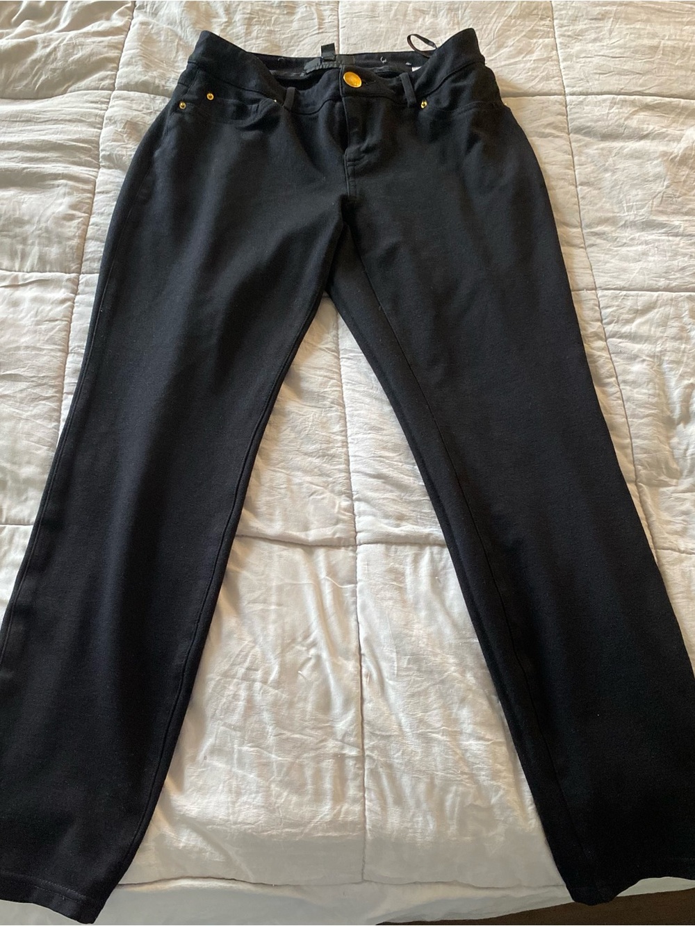 INC International Concepts jeans Black  with Gold Accent